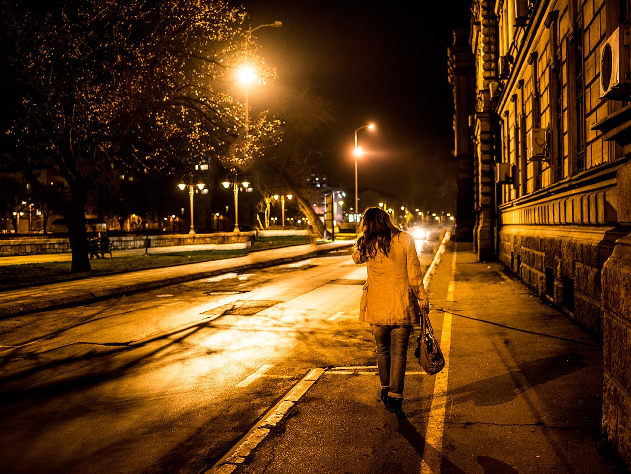 Прогулка по ночному городу